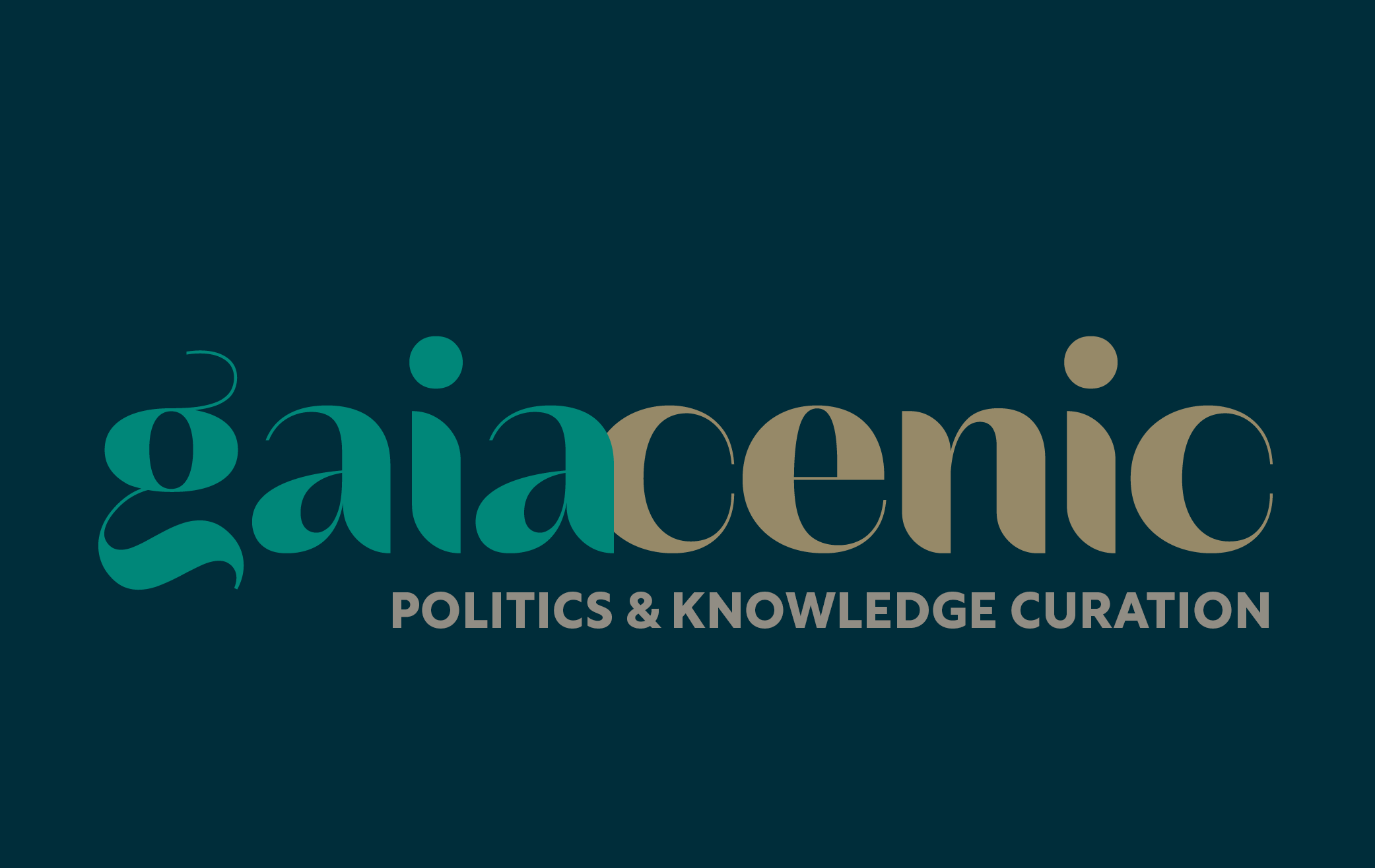 Gaiacenic — Politics & Knowledge Curation